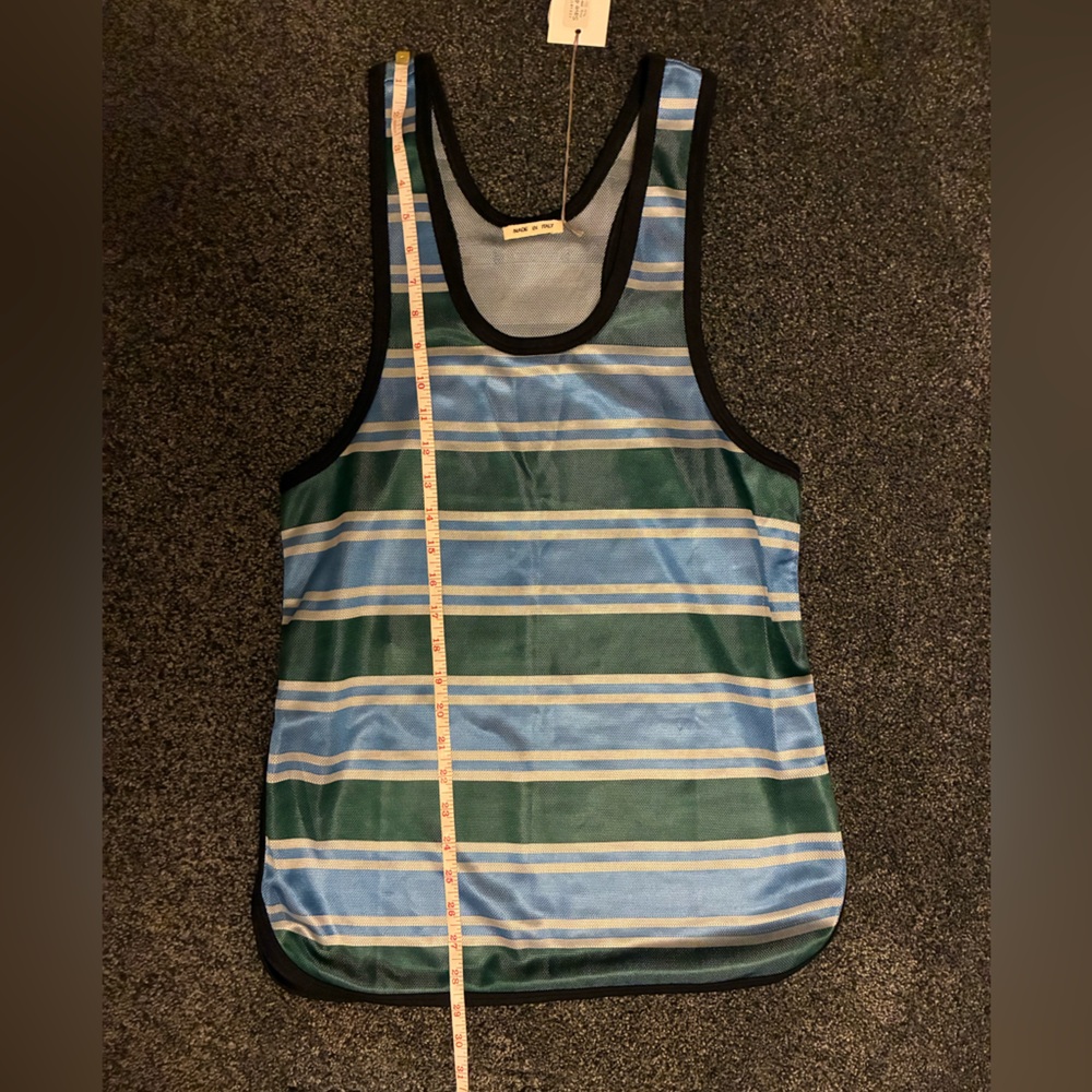 NWT Marni Striped Blue and Green MARNI Tank Top - Picture 4 of 16
